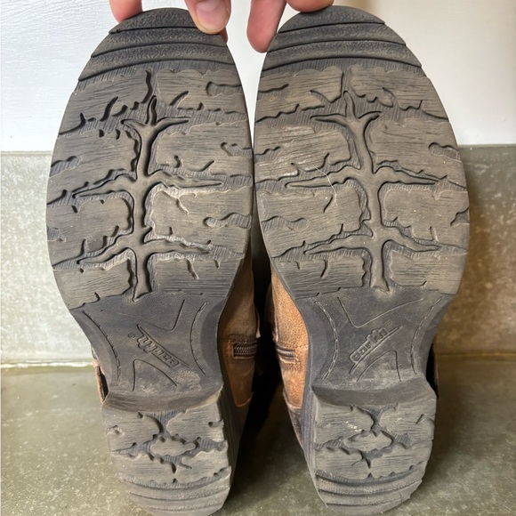 Earth Jericho Almond Brown Leather Boots Womens Size 10B Y2K Super Cool - Picture 9 of 13